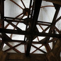 La structure métallique du dome du clocheton