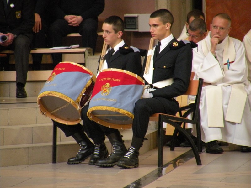 les tambours du lycée militaire d'Aix en Provence